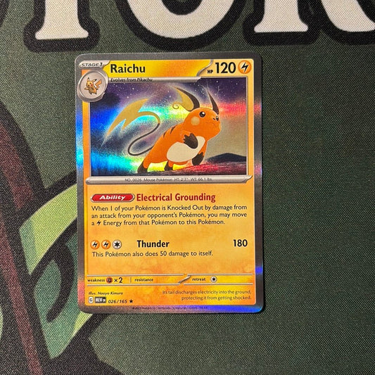 Raichu holo 026/165 (Scarlet & Violet 151)