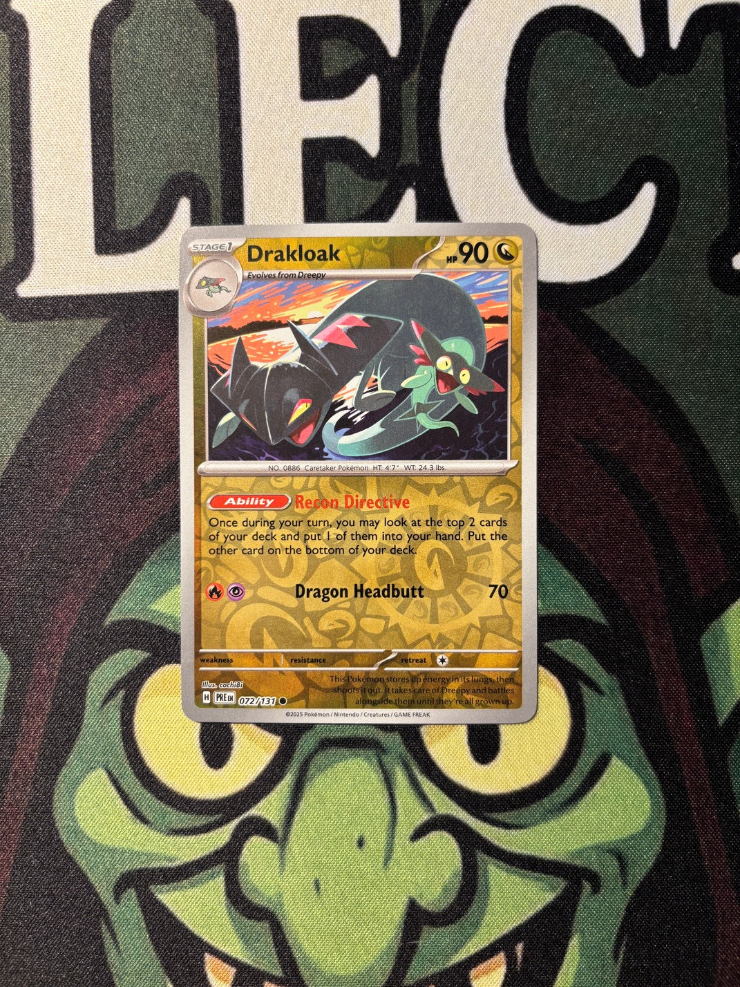Drakloak Reverse Holo (Prismatic Evolutions 072/131)