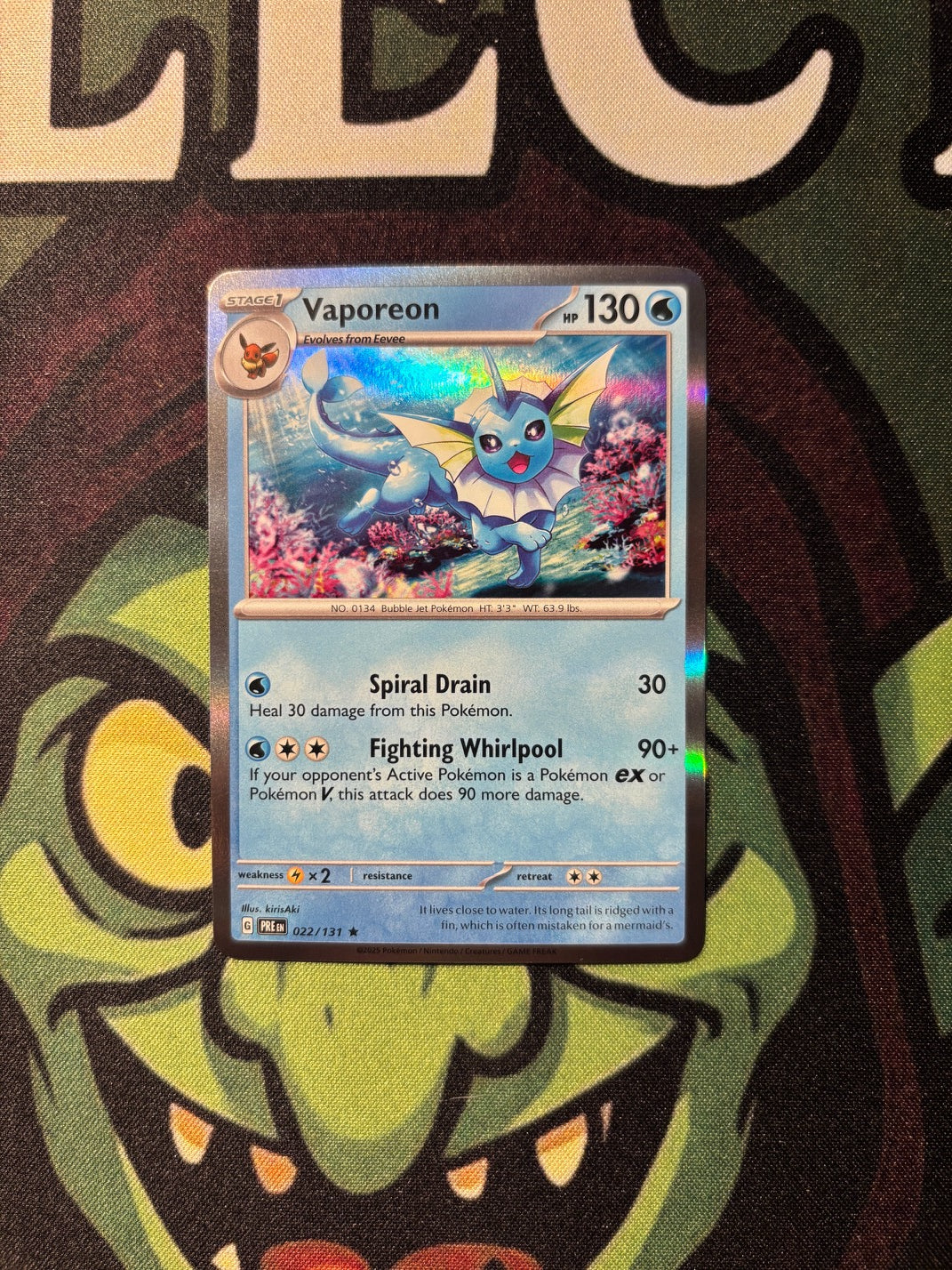 Vaporeon Holo Rare (Prismatic Evolutions 022/131)